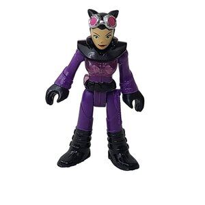 Fisher Price Imaginext DC Super Friends Catwoman Figure 2022 Clear Purple